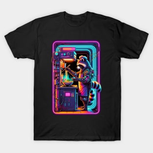 Cyber Chef Raccoon T-Shirt